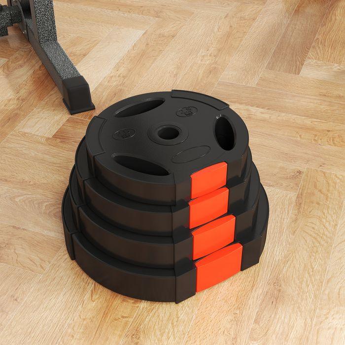 Produktbild Swisshandel24 4er-Set Hantelgewichte, 2 x 5 kg/7,5kg Gewichte, Hantelscheiben-Set, Schwarz (2 x 7.5 kg, 2 x 5 kg)