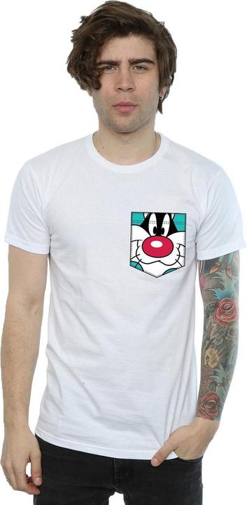 Produktbild Looney Tunes Sylvester Face Faux Pocket TShirt (3XL)