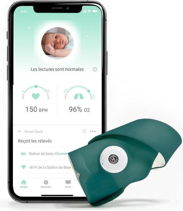 Immagine prodotto Owlet Calzino intelligente 3 (Audio del baby monitor, 30 m)