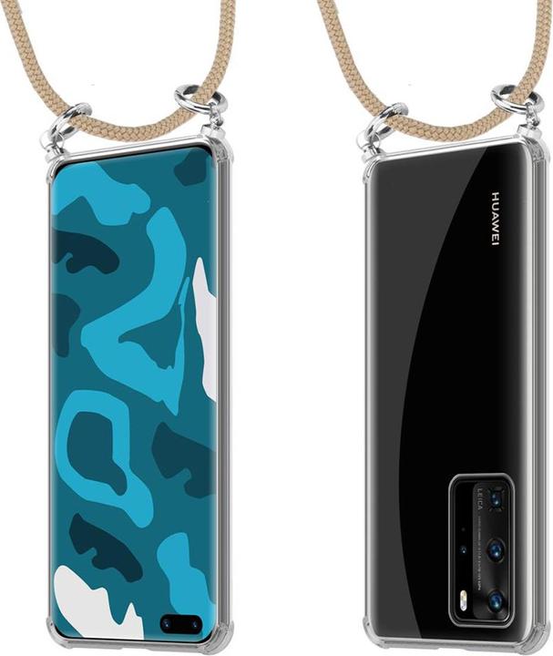 Produktbild Cadorabo TPU Handy Kette SILBER Cover