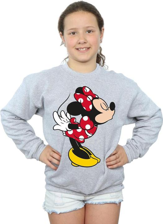 Actual product image Disney Girls Minnie Mouse Split Kiss Sweatshirt (140, 146)