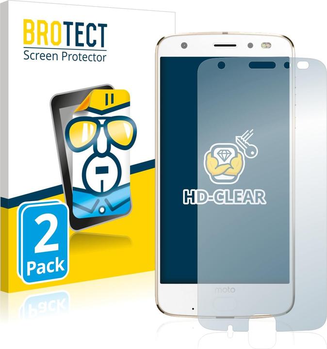 Actual product image BROTECT Screen Protector Clear (2 Piece, Motorola Moto Z2 Force)
