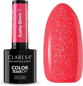 Produktbild Claresa Soak Off UV/LED Funky Disco lakier hybrydowy 3 5g (UV-Gel Lack)