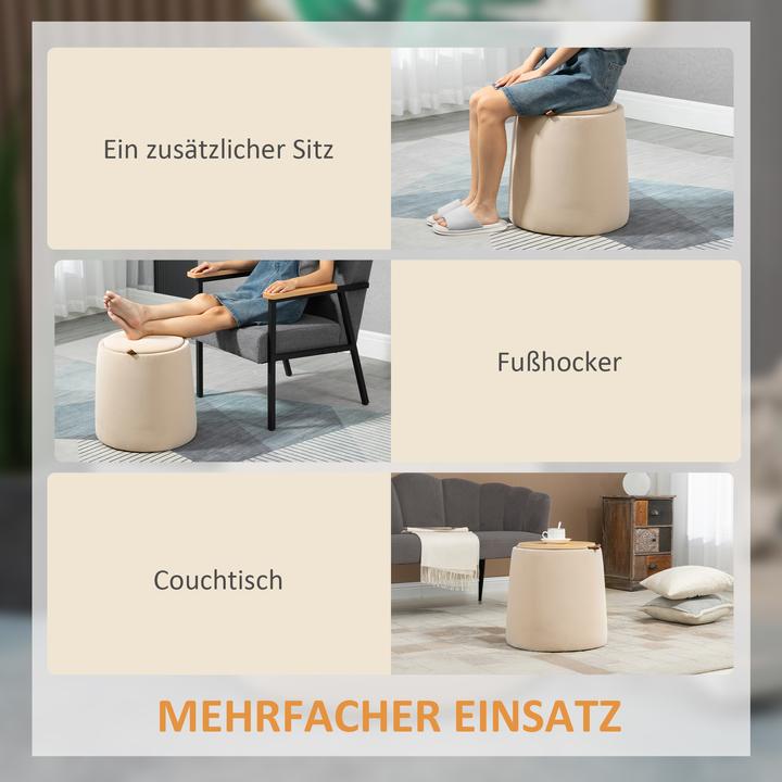 Actual product image Homcom Storage ottoman
