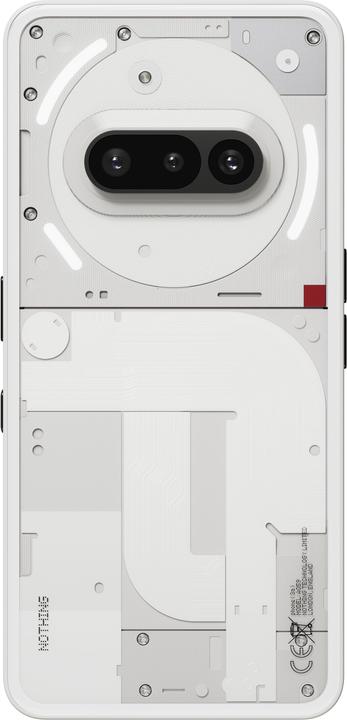 Produktbild Nothing Phone (3a) (256 GB, White, 6.77", Dual SIM, 50 Mpx, 5G)