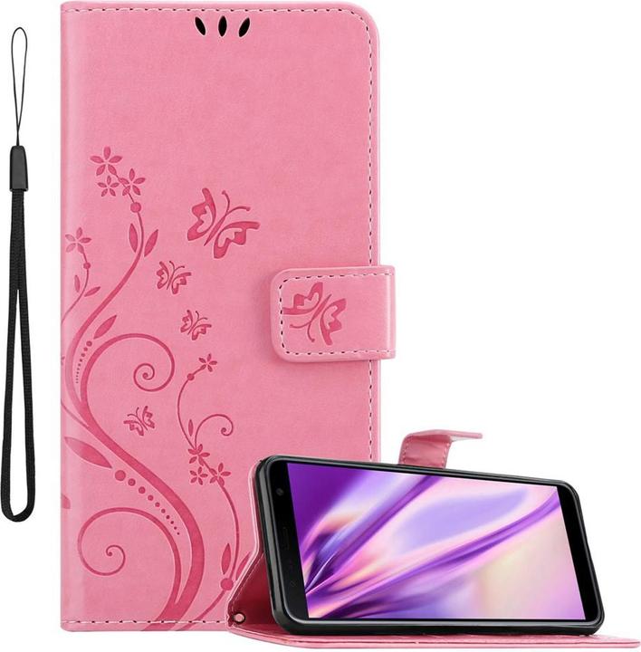 Actual product image Cadorabo Flower Book Cover (Samsung Galaxy J4+)
