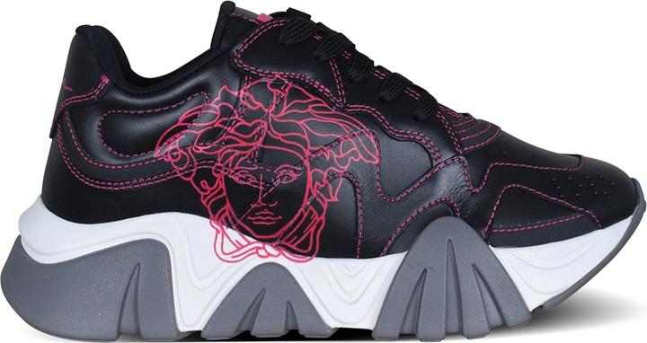 Versace Medusa Head Leather Sneakers (35)