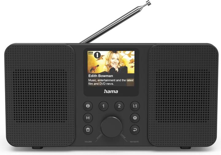 Hama DIR10 (FM, DAB+, Web radio, DAB, Bluetooth, Wi-Fi)
