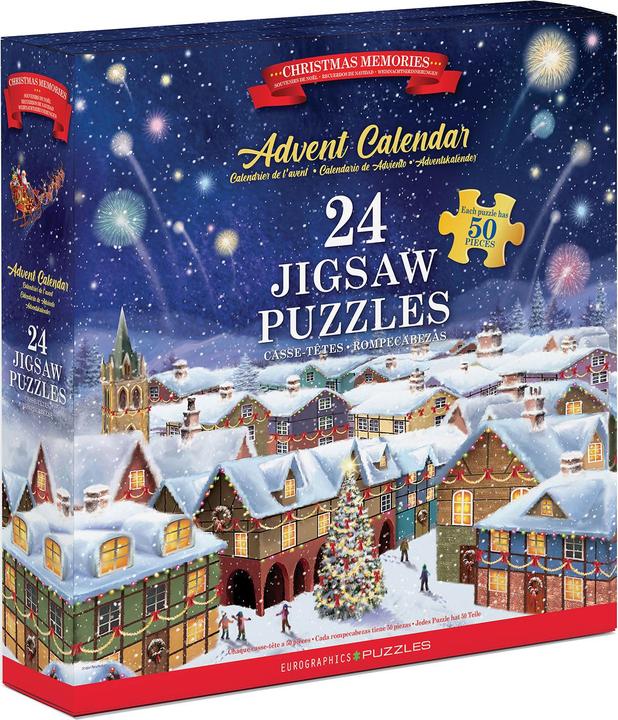 Actual product image Eurographics Puzzle Advent Calendar - Christmas Memories