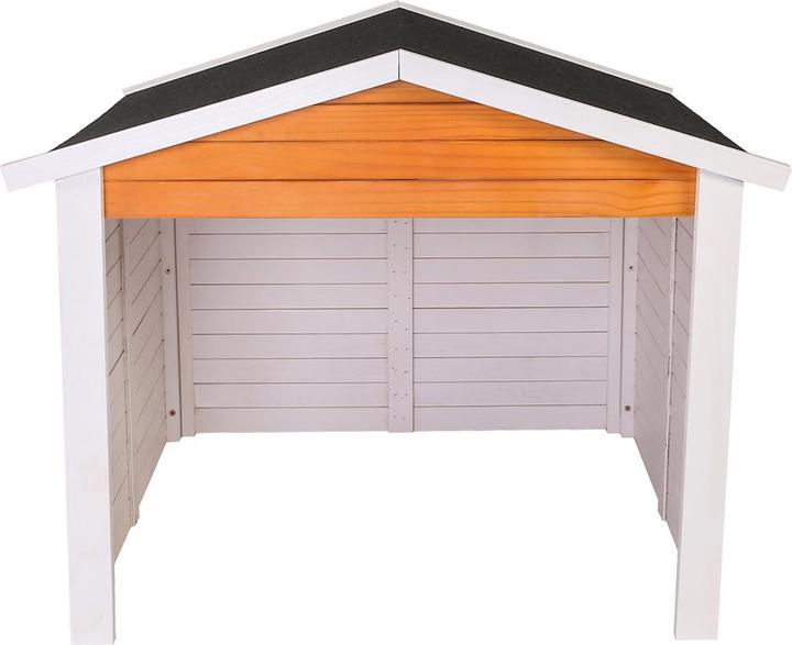 Produktbild Wiltec Garage Mähroboter Rasenroboter Holz Gartenhaus Carport Ladestation UV Schutz (Mähroboter, Mähroboter Garage)
