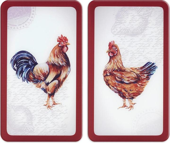 Produktbild Wenko Glasabdeckplatte Universal Mod. Farm, 2er Set für alle Herdarten