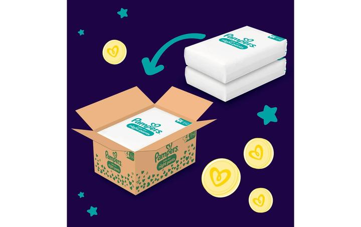 Image du produit Pampers Baby-Dry Night Pants (Taille 4, Pack mensuel, 180 pièce(s))