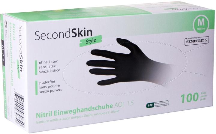 SecondSkin Gants jetables en nitrile (M)