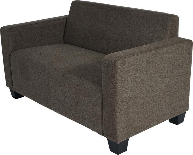 Produktbild Swisshandel24 2er Sofa Couch Lyon Loungesofa Stoff/Textil braun (2-Sitzer)
