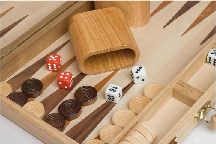 Produktbild Longfield Games Backgammon 15 Holz eingelegt (Deutsch)