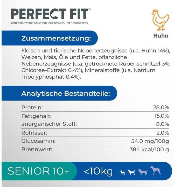 Energie-Label Perfect Fit Senior 10+ mit Huhn (Senior, 1 Stk., 1400 g)