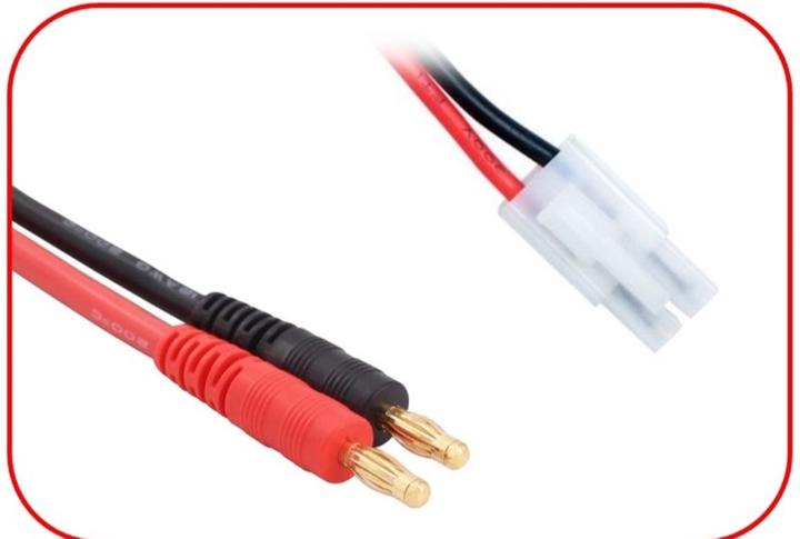 Produktbild Absima Ladekabel 4mm Goldkontaktstecker - Tamiya 300mm