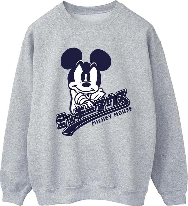 Actual product image Disney Womens/Ladies Mickey Mouse Japanese Sweatshirt (XL)