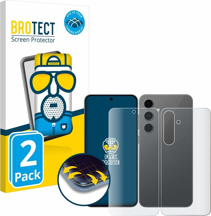 Productafbeelding BROTECT Volledig scherm Pellicola Opaca (2 Stuk, Samsung Galaxy S24 FE)