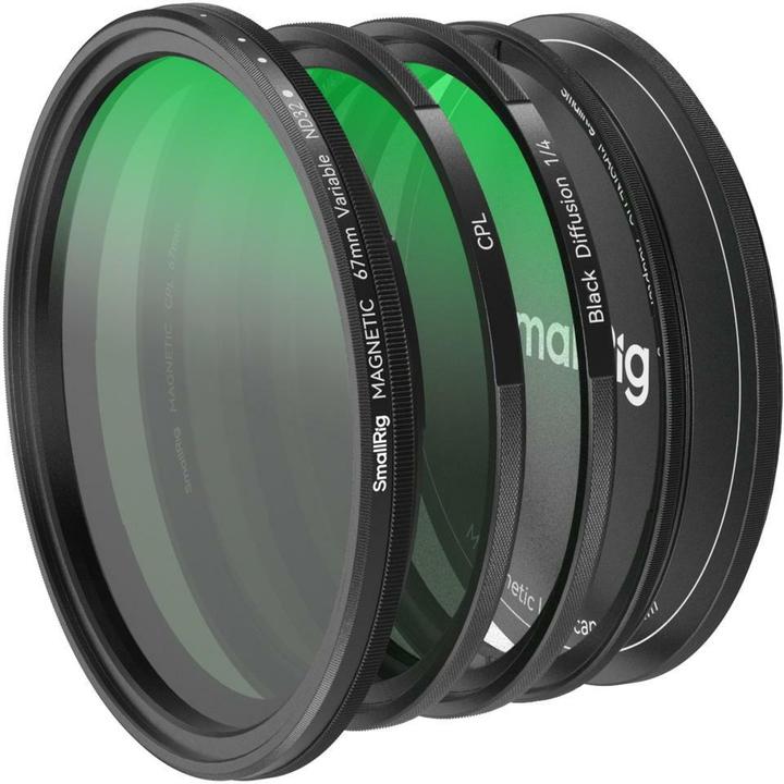 Actual product image SmallRig 5-in-1 Attachable Filter Kit (67 mm, Black Mist Filter)