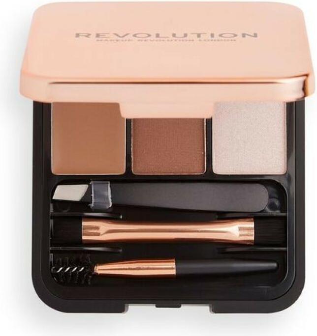 Immagine prodotto Makeup Revolution Kit per scolpire le sopracciglia (Brown)