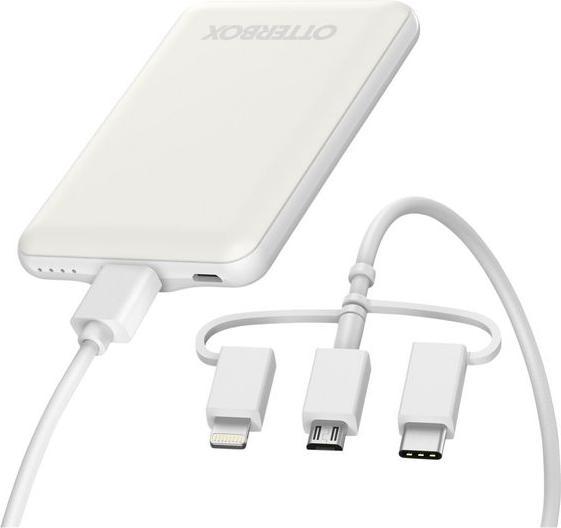 OtterBox Mobile charging kit (Bloc d’alimentation standard : 5K mAh + câble 3 en 1) (5000 mAh, 10.50 W, 10.50 Wh)