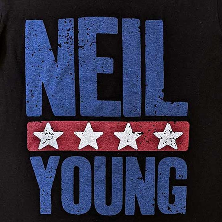 Immagine prodotto Neil Young Maglietta Logo Stella Adulto Unisex (M)