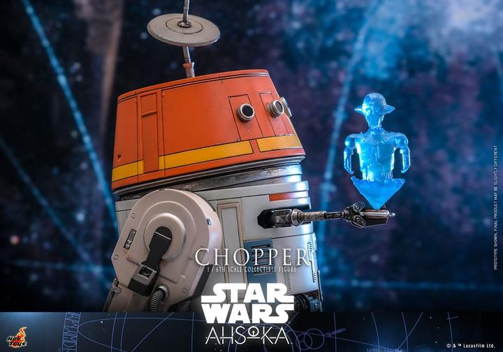 Actual product image Hot Toys Star Wars: Ahsoka Action Figure 1/6 Chopper 18 cm