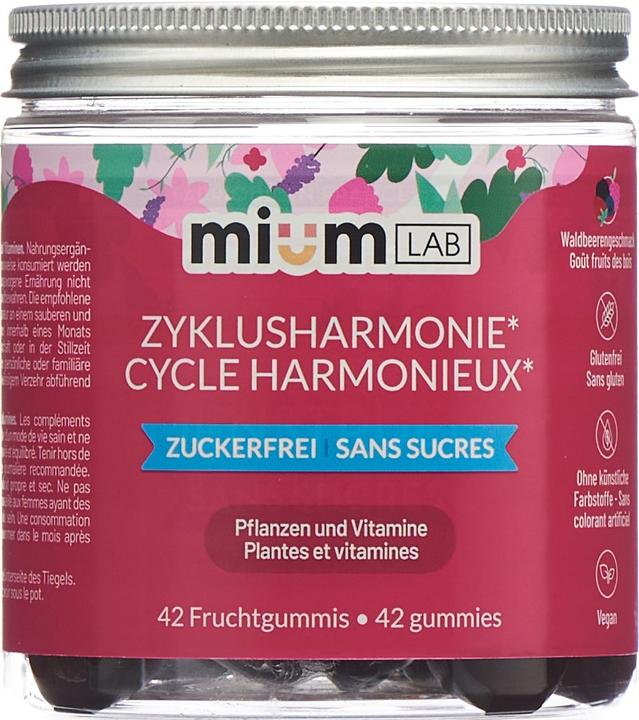 Actual product image Mium Lab Vitamingummis Zyklusharmonie (42 Piece, Gummies, 140 g)