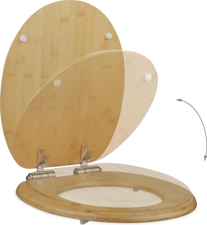 Actual product image Relaxdays Toilet lid