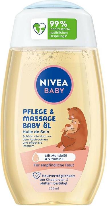 Actual product image NIVEA Care & Massage Baby Oil