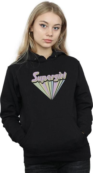 Actual product image Womens/Ladies Supergirl Pastel Logo Hoodie (XL)