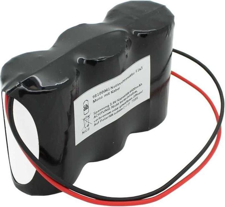 Image du produit AccuCell Accumulateur pour lampe de secours F1x3 Mono D (1 pcs, 4500 mAh, Chargeurs sans batterie)