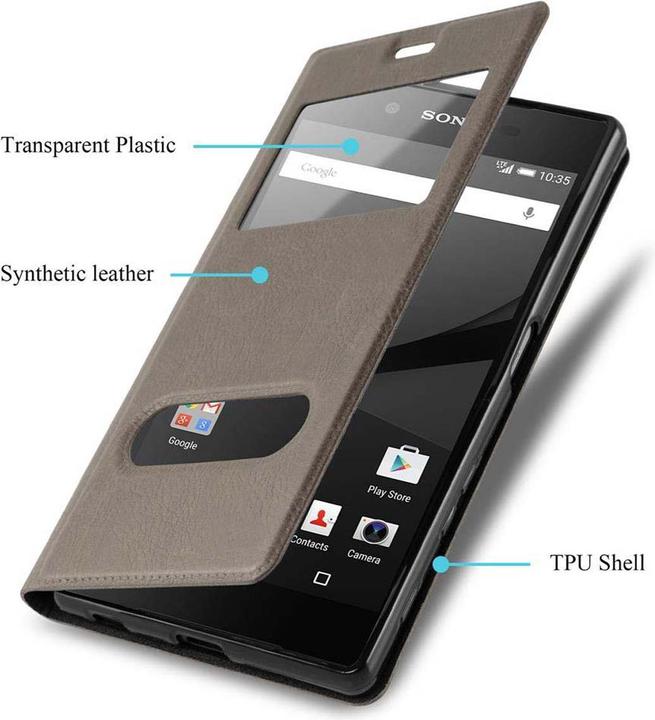 Produktbild Cadorabo Book mit View Doppelfenster Cover (Sony Xperia Z5 Premium)