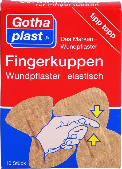 Produktbild Gothaplast 10 Fingerkuppenpflaster 433438 beige (10 x)