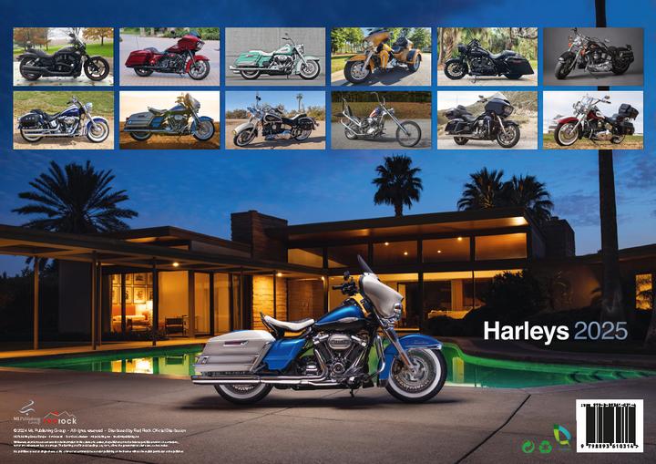 Produktbild Harleys 2025 - Der Harley Davidson Kalender (42 x 30 cm, Harter Einband, Deutsch)