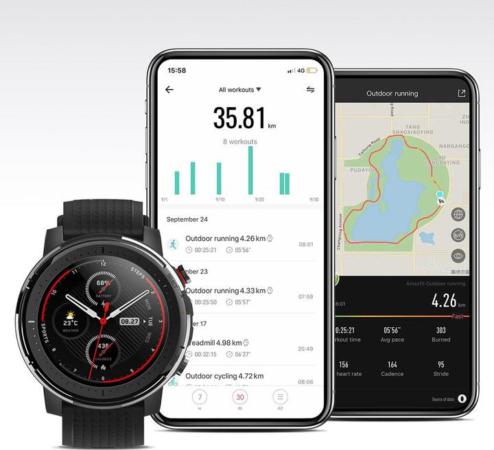 Produktbild Amazfit Stratos 3 (48.60 mm)