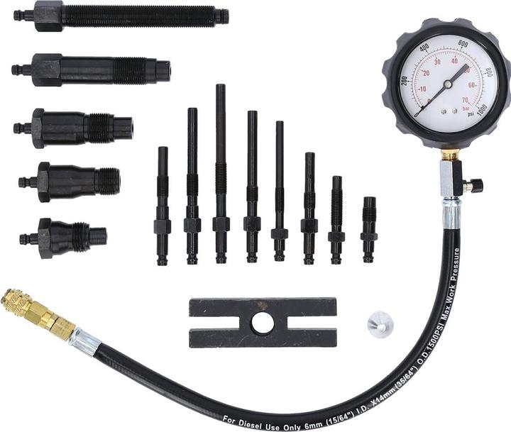 Immagine prodotto Brilliant Tools Set di tester di compressione per motori diesel, 18 pezzi.
