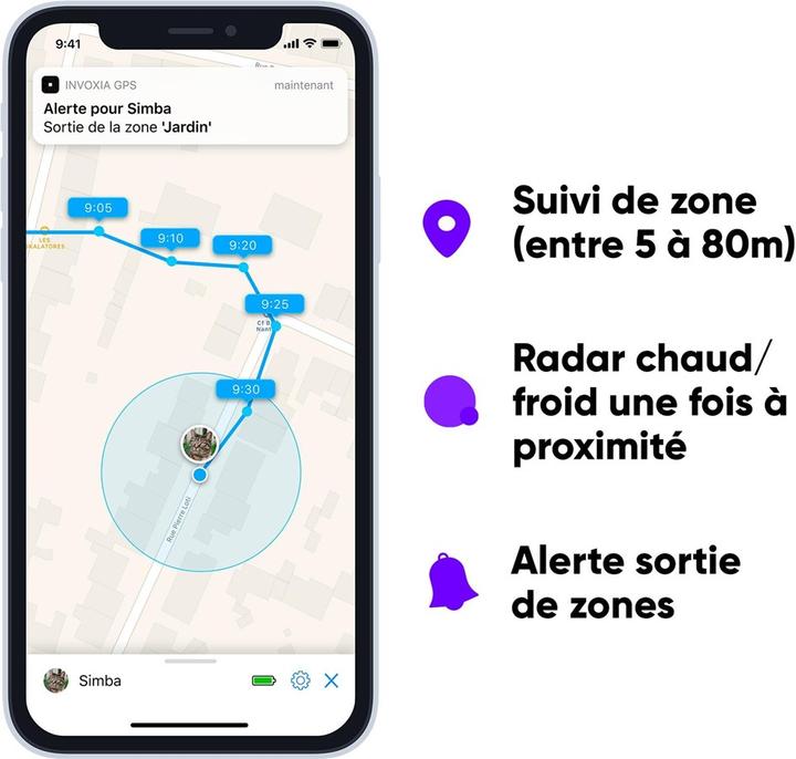 Produktbild Invoxia Pet GPS-Tracker (Hund, Katze, Allgemein)
