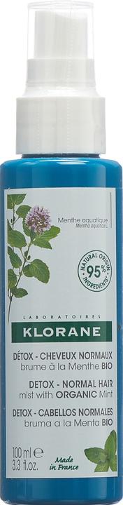 Produktbild Klorane Wasserminze Bio Spray (100 ml, Flüssiges Shampoo)