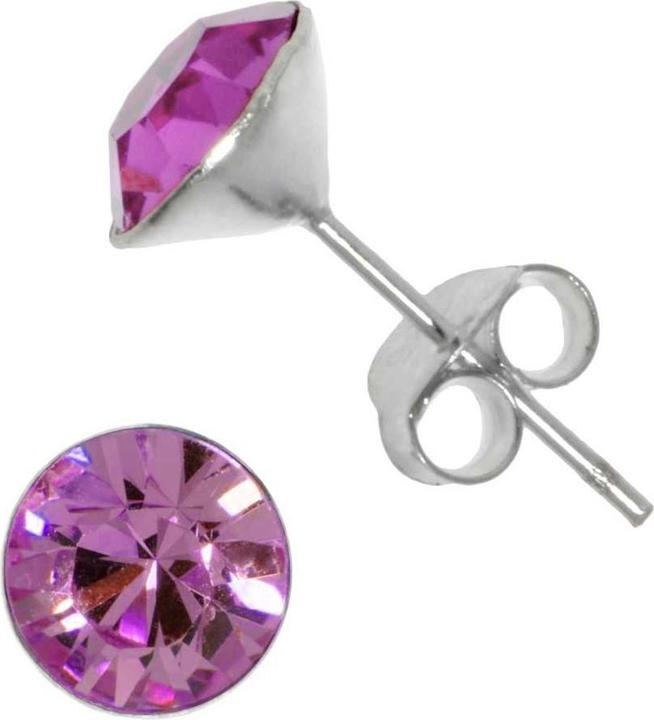 Bijouteria Ohrstecker (Silber 925, Kristall)