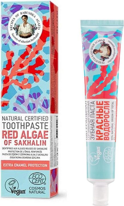 Babushka Agafia Bania Agafii - Toothpaste toothpaste Red Algae 85ml (85 ml)