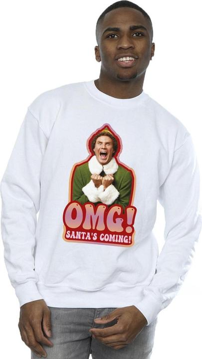 Produktbild Elf Santa's Coming Sweatshirt (5XL)