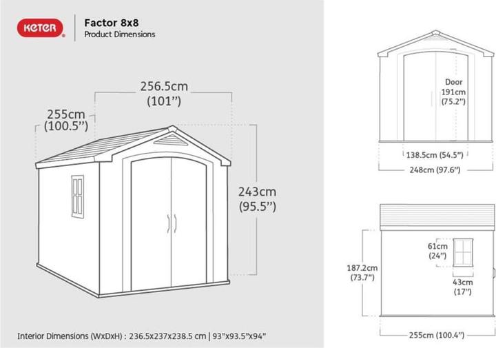 Produktbild Keter Factor 8x8