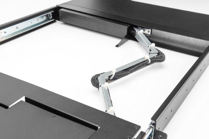 Immagine prodotto Digitus Console modulare con 17 TFT48,3cm 8Port KVM Touch 8 x HDMI, risoluzione HD, tastiera USA
