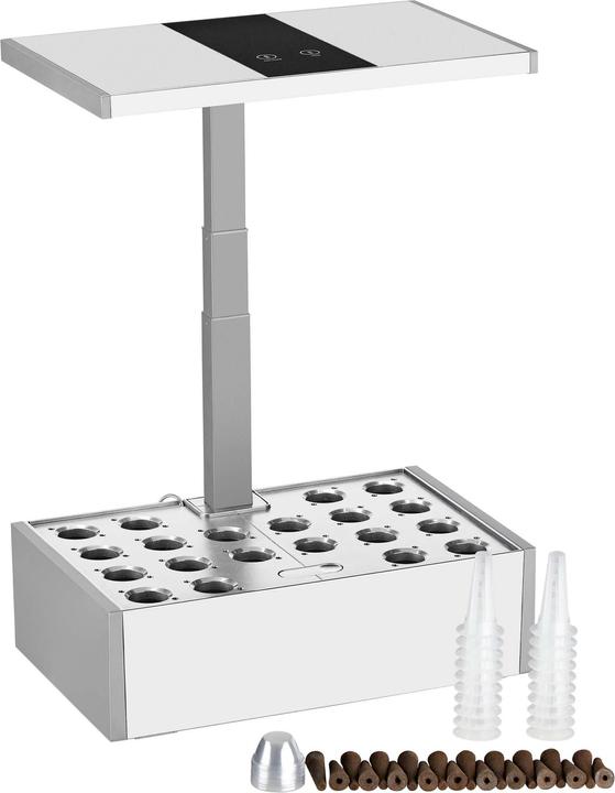 Actual product image Wiltec Indoor garden system white Herb garden Mini garden for indoors LED