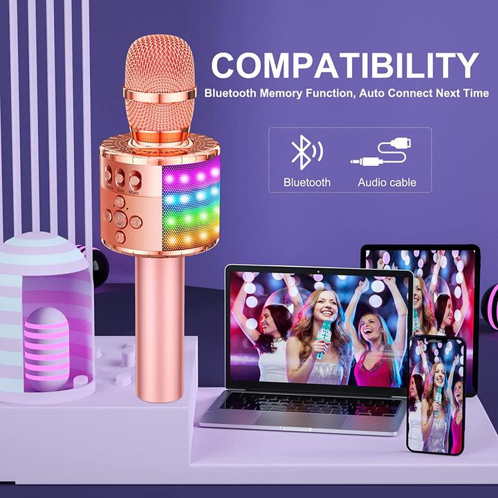 Image du produit Bonaok Microphone de karaoké