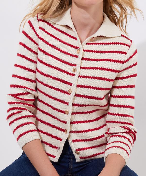 Actual product image Joe Browns Striped Collared Cardigan (40)