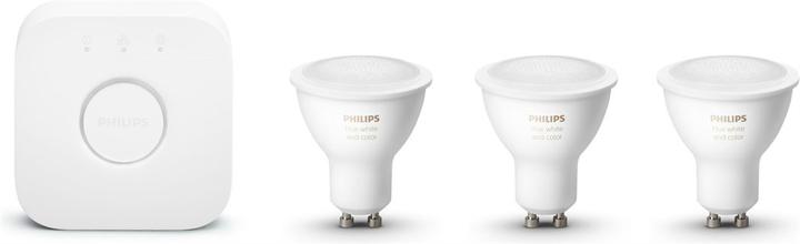 Actual product image Philips Hue White & Color Ambiance starter kit (GU10, 5.70 W, 350 lm, 3 x, G)
