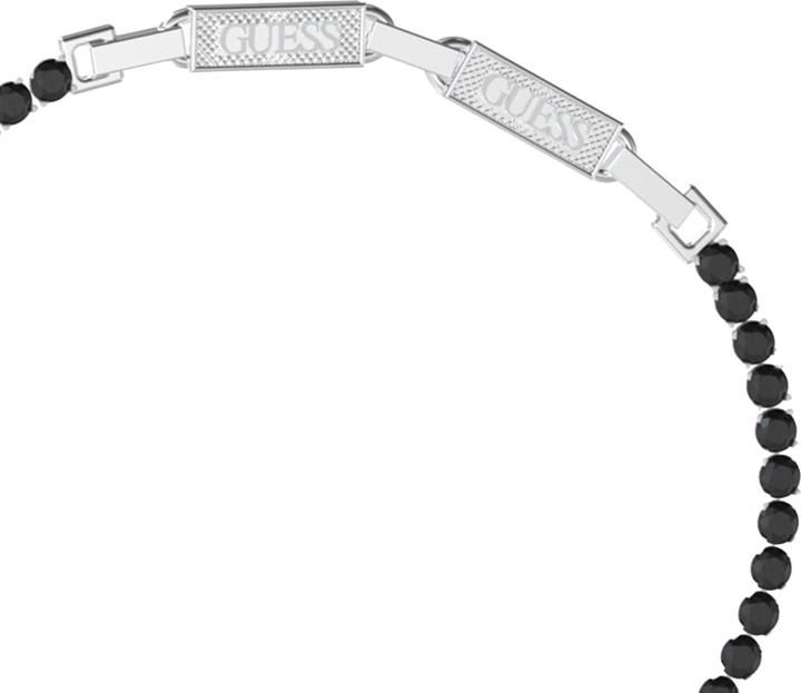 Guess Men Ìs steel bracelet with zircons Eternity JUMB03237JWSTBKT/U (21 cm, Edelstahl)